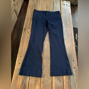 Navy blue trousers